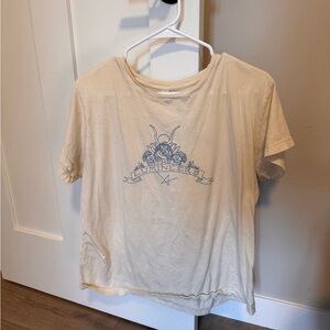 Cream Short Sleeve Tee